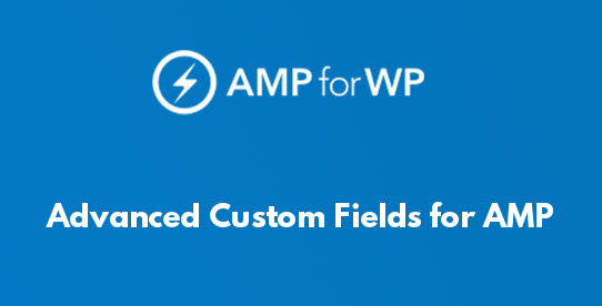 Advanced Custom Fields for AMP
