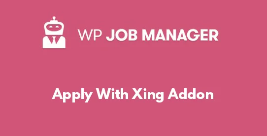 Apply With Xing Addon