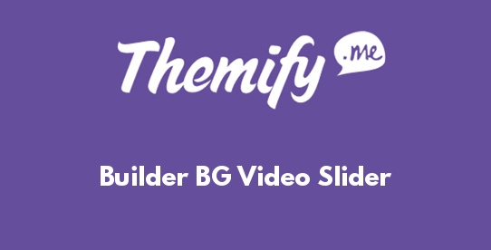 Builder BG Video Slider
