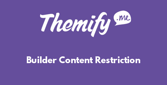 Builder Content Restriction