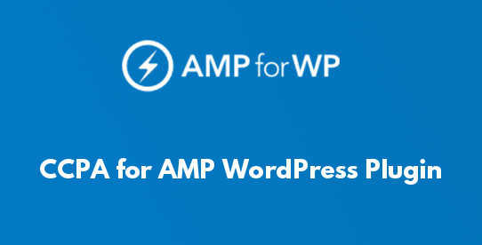 CCPA for AMP WordPress Plugin