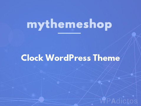 Clock WordPress Theme