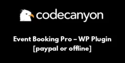 Event Booking Pro – WP Plugin [paypal or offline]