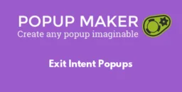 Exit Intent Popups