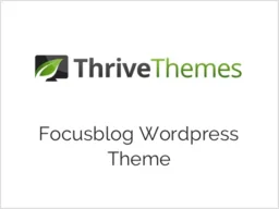 Focusblog Wordpress Theme