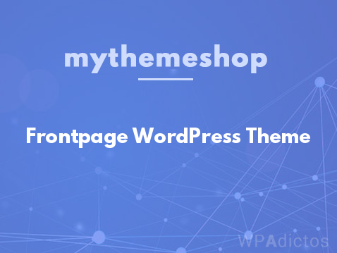 Frontpage WordPress Theme