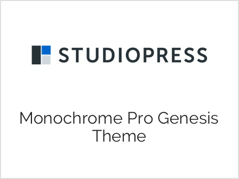 Monochrome Pro Genesis Theme