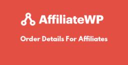 Order Details For Affiliates