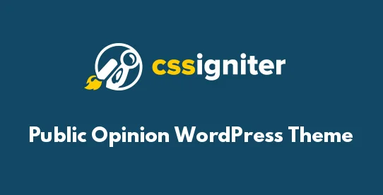 Public Opinion WordPress Theme