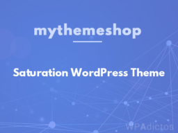 Saturation WordPress Theme