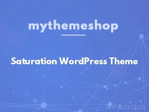 Saturation WordPress Theme