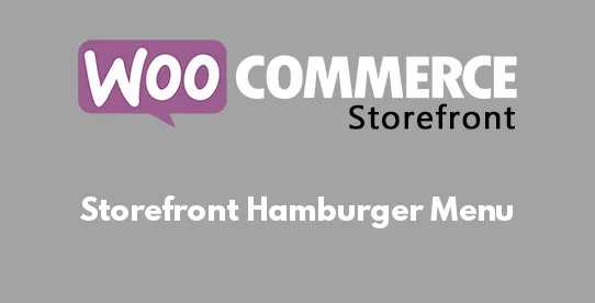 Storefront Hamburger Menu