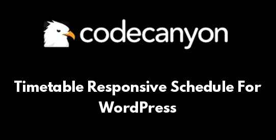 Timetable Responsive Schedule For WordPress