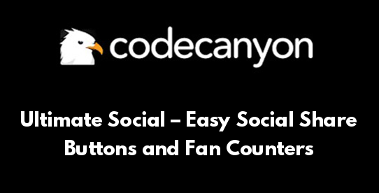 Ultimate Social – Easy Social Share Buttons and Fan Counters