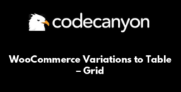 WooCommerce Variations to Table – Grid