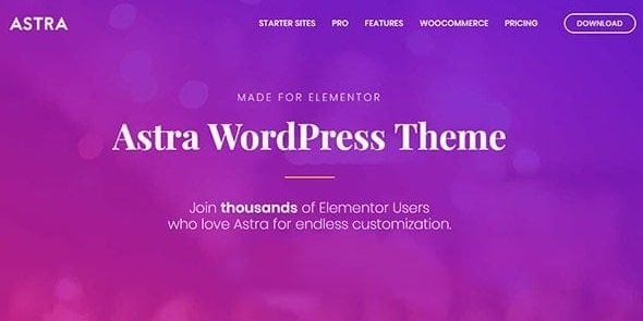 Astra WordPress Theme