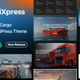 LogiXpress – Transportation & Logistics WordPress Theme