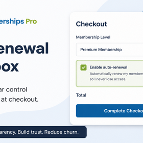 Paid Memberships Pro – Auto-Renewal Checkbox