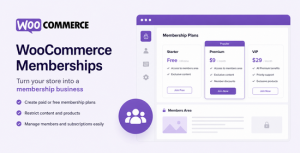 WooCommerce Memberships